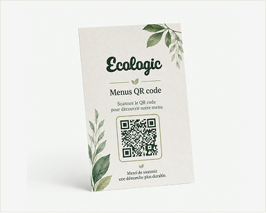 Menus QR code